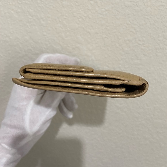 CC Tan Leather Wallet - Picture 5 of 16